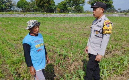 Polisi Dampingi Aktivitas Petani, Kendala Pertanian Dikoordinasikan
